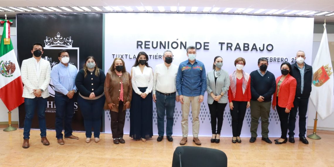 Gobierno de Chiapas sostiene encuentro de trabajo con autoridades de San Cristóbal de Las Casas