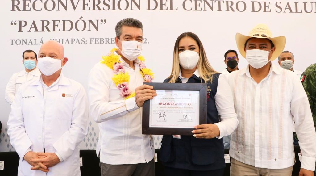 Reconvierten Centro de Salud de Paredón, Tonalá