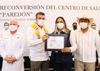 Reconvierten Centro de Salud de Paredón, Tonalá