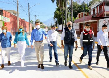 Mejoran condiciones de habitantes de Tapachula con pavimentación de calles