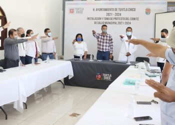 Tomó protesta el Comité de Salud Municipal 2021- 2024 en Tuxtla Chico