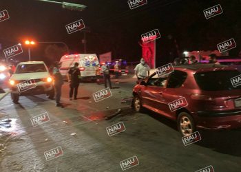 Militar causa Accidente frente a la 36 zona militar.