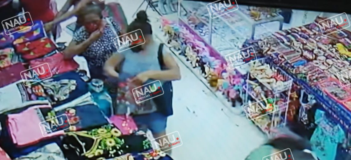 Roban más de 5 mil pesos en ropa en el centro de Tapachula.