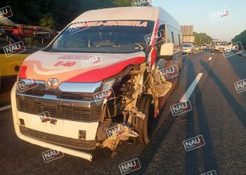 Dos lesionados deja accidente sobre la carretera Huixtla – Tapachula.