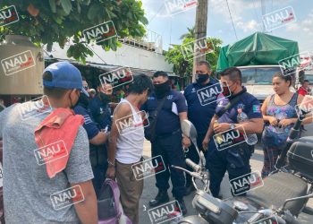 Riña de franeleros deja un lesionado y un detenido en el mercado La Estación.