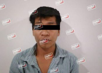 Detienen a tres con marihuana.