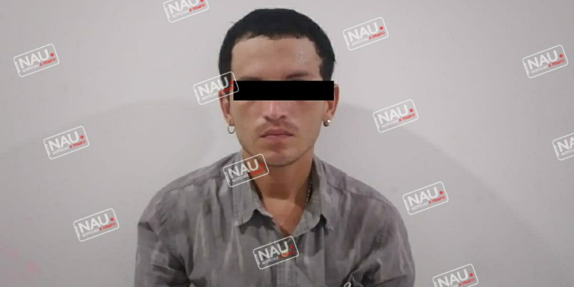 Detienen a presunto vendedor de droga.