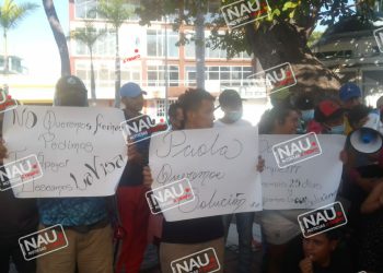Migrantes que estaban en el parque de Tapachula lanzan un SOS a INM.