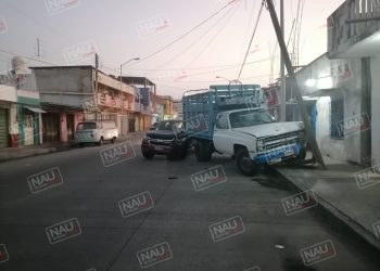 Se impactó por alcance contra camión de tres toneladas