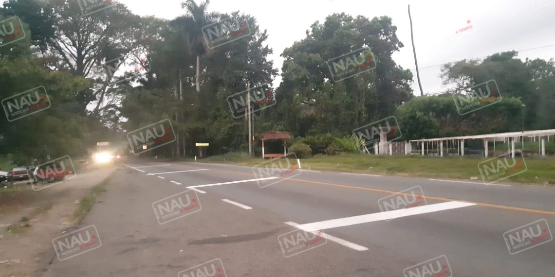 Llaman a automovilistas a extremar precauciones por mejoramiento de carretera en el camino conocido como 308 + 200 – Tuxtla Chico