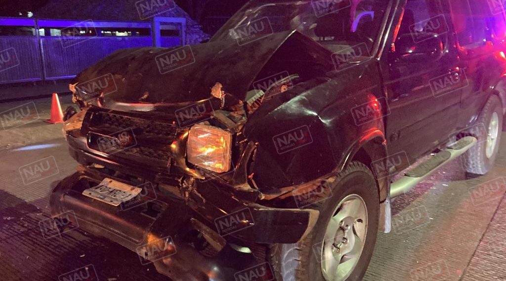 Conductor presuntamente ebrio chocó por alcance