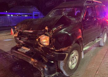 Conductor presuntamente ebrio chocó por alcance
