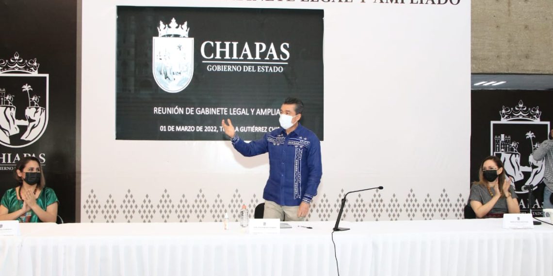Piden a titulares de dependencias estatales trabajar por el bienestar y la justicia social en Chiapas