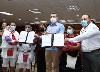 Entregan predio a 115 comuneros de Aldama, en un acto de justicia social que abona a la paz en Chiapas