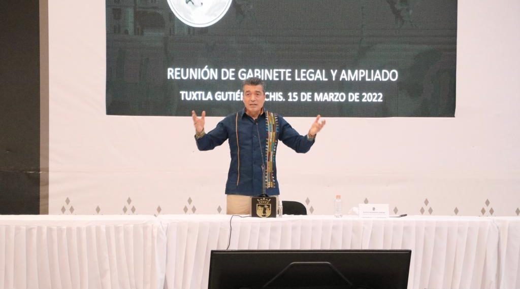Encabeza Gobernador la Reunión con el Gabinete Legal y Ampliado