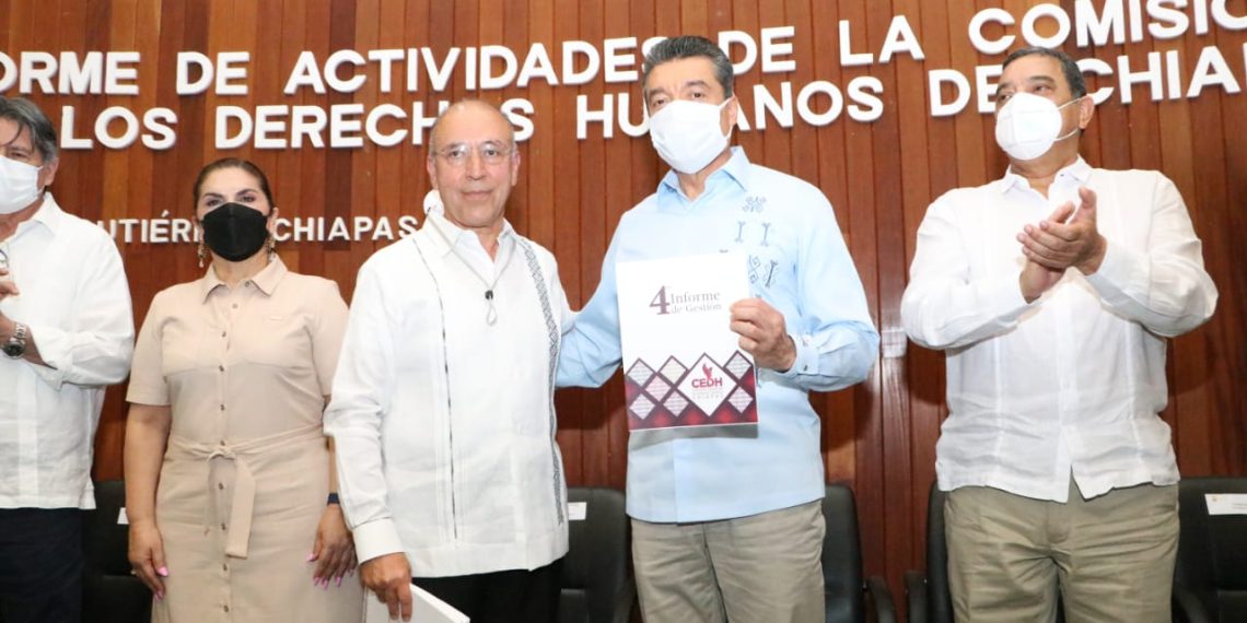 Gobernador asiste al Cuarto Informe de la CEDH