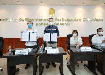 Gobernador encabeza la firma del Pacto de Civilidad en el Proceso Electoral Local Extraordinario 2022