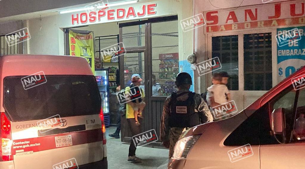 Migrantes buscaban llegar a los Estados Unidos fueron rescatados por el INAMI.