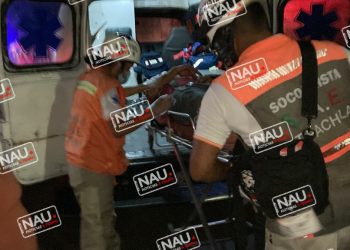 Con lesiones resulta joven que fue atropellado en la Colonia Los Reyes.