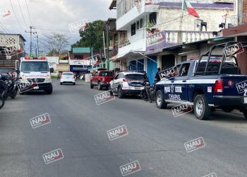 Le dieron un machetazo en la cabeza.