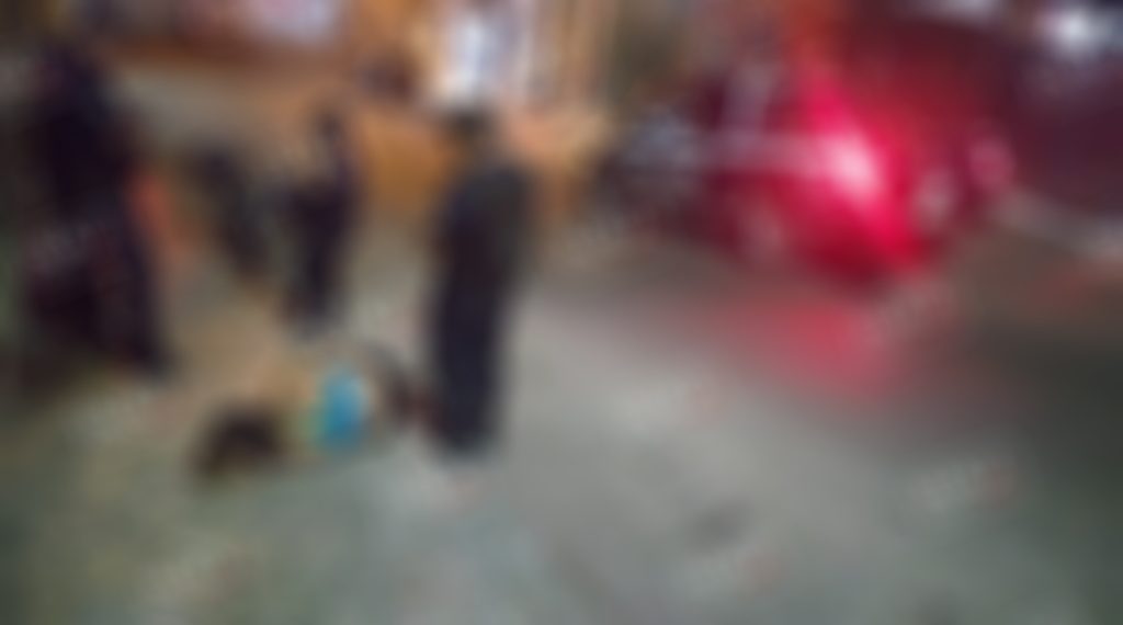 Mujer embarazada fue golpeada