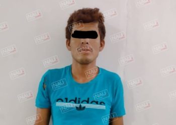 Detienen a sujeto con arma blanca