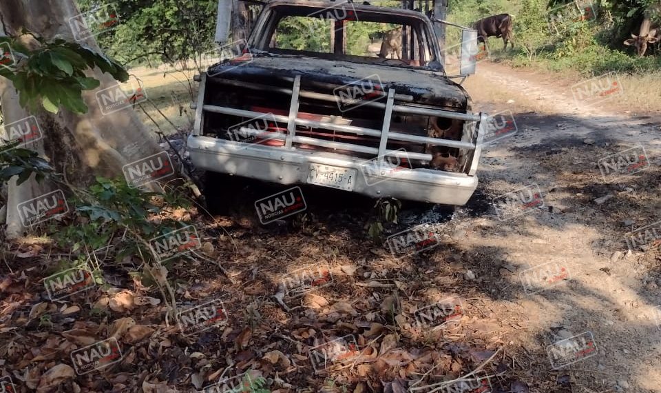 Asesinan y queman a una persona en un vehículo en Mapastepc