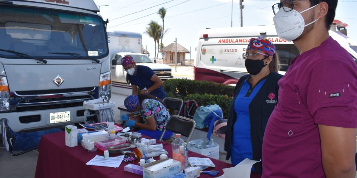 CONCLUYE ACTIVIDADES CONVOY DE LA SALUD EN PUERTO MADERO