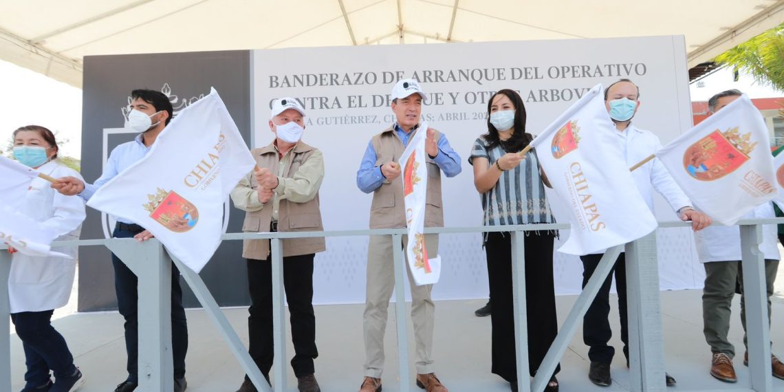 Gobernador encabeza banderazo de Arranque del Operativo contra el Dengue y otras Arbovirosis