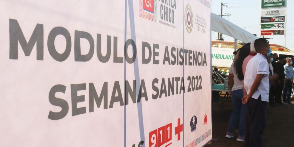Inicia operativo Semana Santa 2022 en Tuxtla Chico