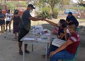 Alta participación ciudadana durante el ejercicio de “Revocación de Mandato” en Tuxtla Chico