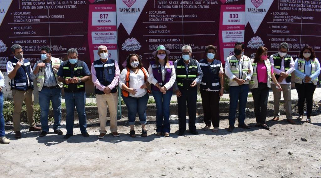 ROSY URBINA PONE EN MARCHA NUEVAS OBRAS DE INFRAESTRUCTURA URBANA EN TAPACHULA