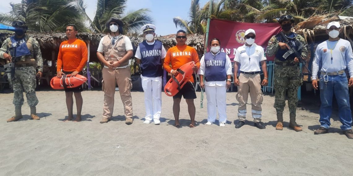 SE INTENSIFICAN RECORRIDOS PREVENTIVOS EN PLAYAS DE TAPACHULA