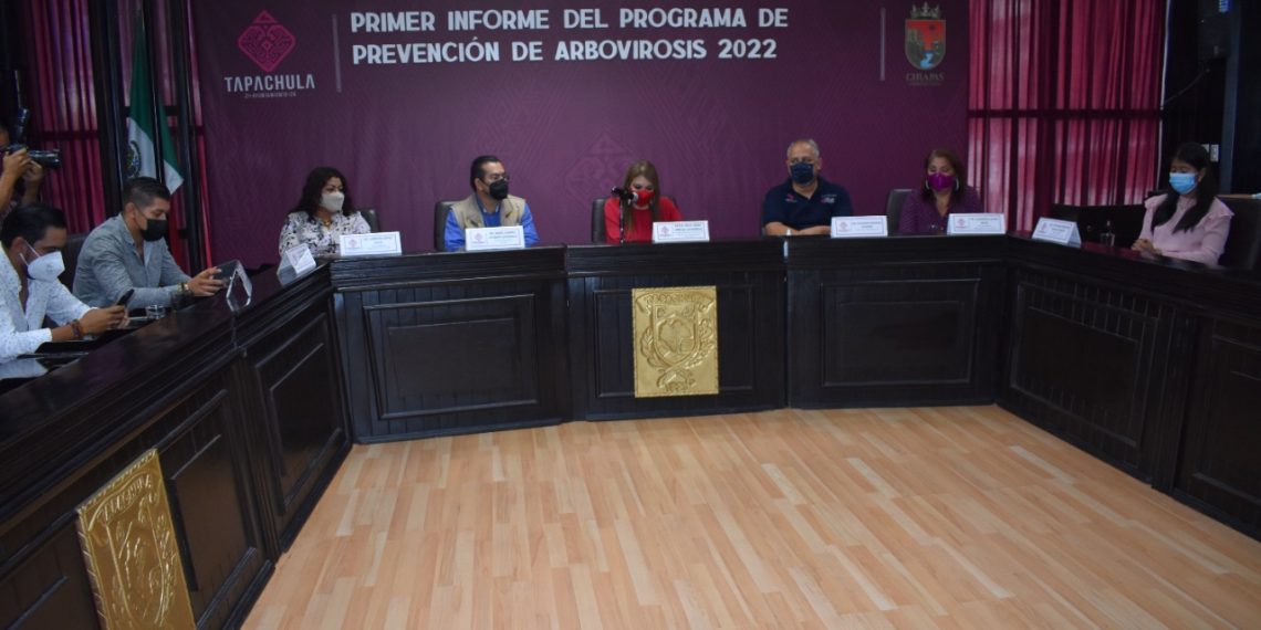 PRESENTAN RESULTADOS DEL PROGRAMA CONTRA EL DENGUE, ZIKA Y CHIKUNGUNYA EN TAPACHULA