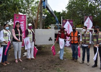 INICIAN NUEVAS OBRAS EN EJIDO POSTE ROJO Y COLONIA OCTAVIO PAZ DE TAPACHULA