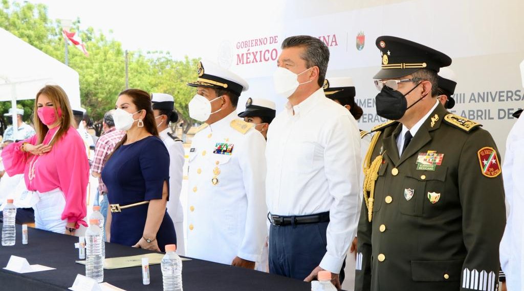 Reconoce Rutilio Escandón a la Secretaría de Marina por su labor en la protección y defensa de la soberanía nacional