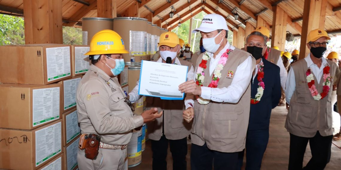 Desde San Cristóbal de Las Casas, conmemora Rutilio Escandón Día Mundial del Paludismo