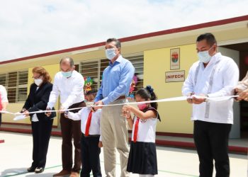 En Chiapa de Corzo, inaugura Rutilio Escandón reconstrucción y rehabilitación del preescolar “María de Angulo”