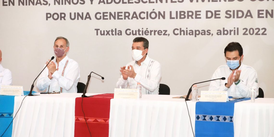 Refrenda Rutilio Escandón su compromiso por la atención oportuna y digna de la niñez y juventud con VIH