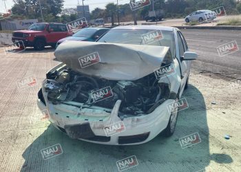 Solo daños deja accidente en la carretera Tapachula – Huixtla.