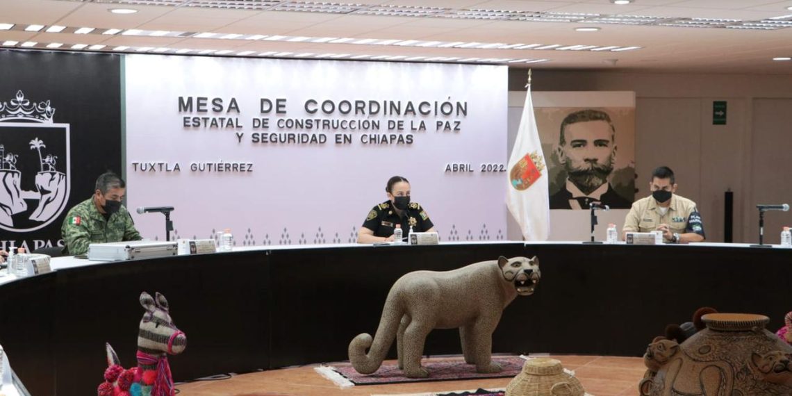 Encabeza Zepeda Soto Mesa de Seguridad Estatal en representación del gobernador Rutilio Escandón.