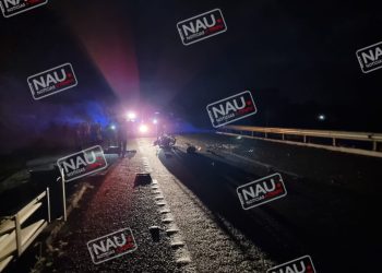 Un muerto y 4 lesionados deja choque de dos motocicletas.