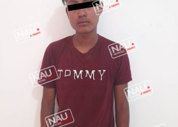 Lo reportaron como sospechoso y le encontraron un cuchillo.