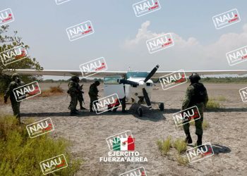 El Sistema Integral de Vigilancia Aérea de la Secretaría de la Defensa Nacional, detectó una aeronave no identificada procedente de Sudamérica.