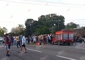 Caravana de migrantes utiliza niños y niñas como escudo humano