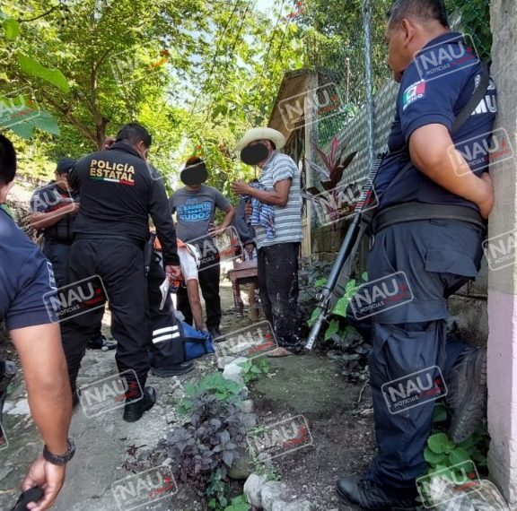 Su vecino le dio de machetazos