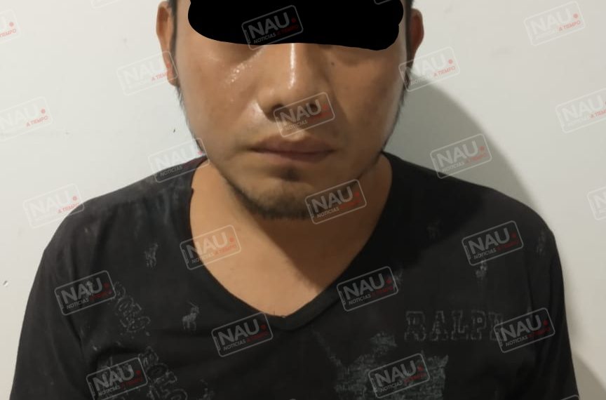 Presunto vendedor de Metanfetamina fue detenido en Tuxtla Chico