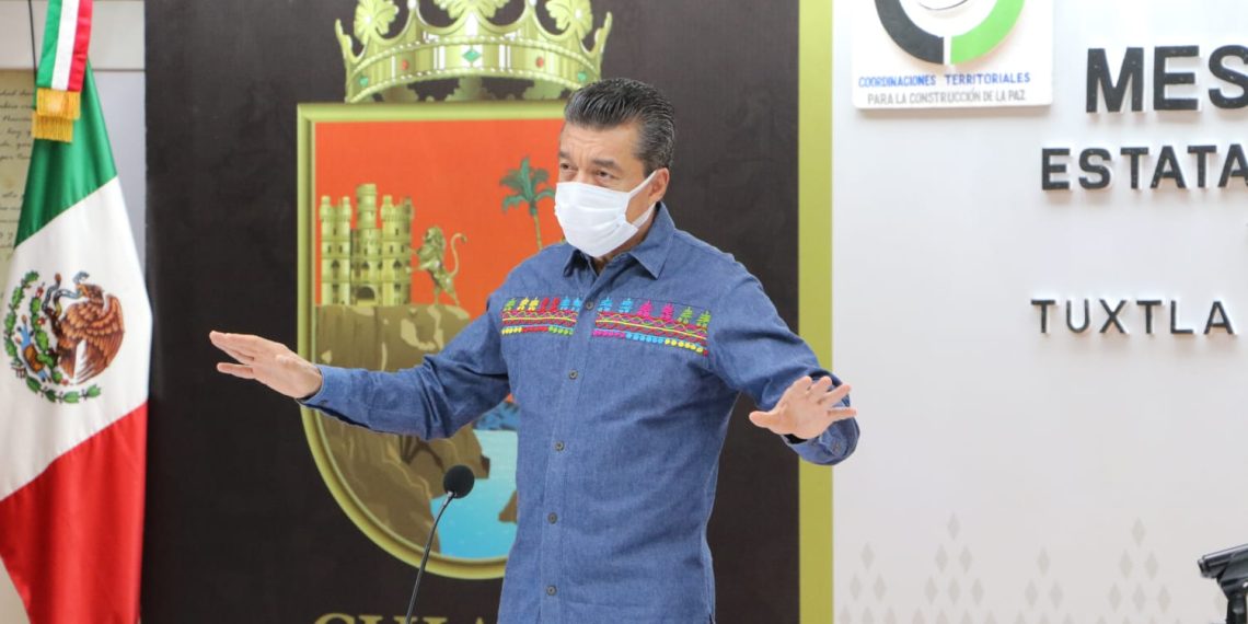 Chiapas va bien en el combate al COVID-19, pero no hay que bajar la guardia: Rutilio Escandón