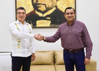 Rutilio Escandón y delegado de Programas Integrales de Desarrollo anuncian verificación de beneficiarios de Bienpesca