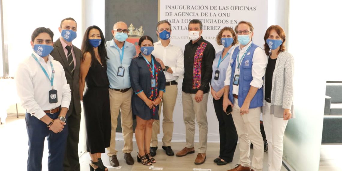 Rutilio Escandón y Giovanni Lepri inauguran Oficina Regional de Acnur en Tuxtla Gutiérrez